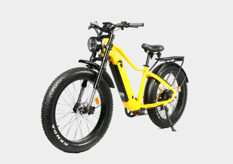 Powerful And Long Range Frame Inside Battery Fat Tyre Electric Mountain Bicycle With Shimano 7 Speed Gear